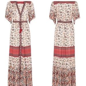 Spell Elle Gown in Rosewood Large EUC